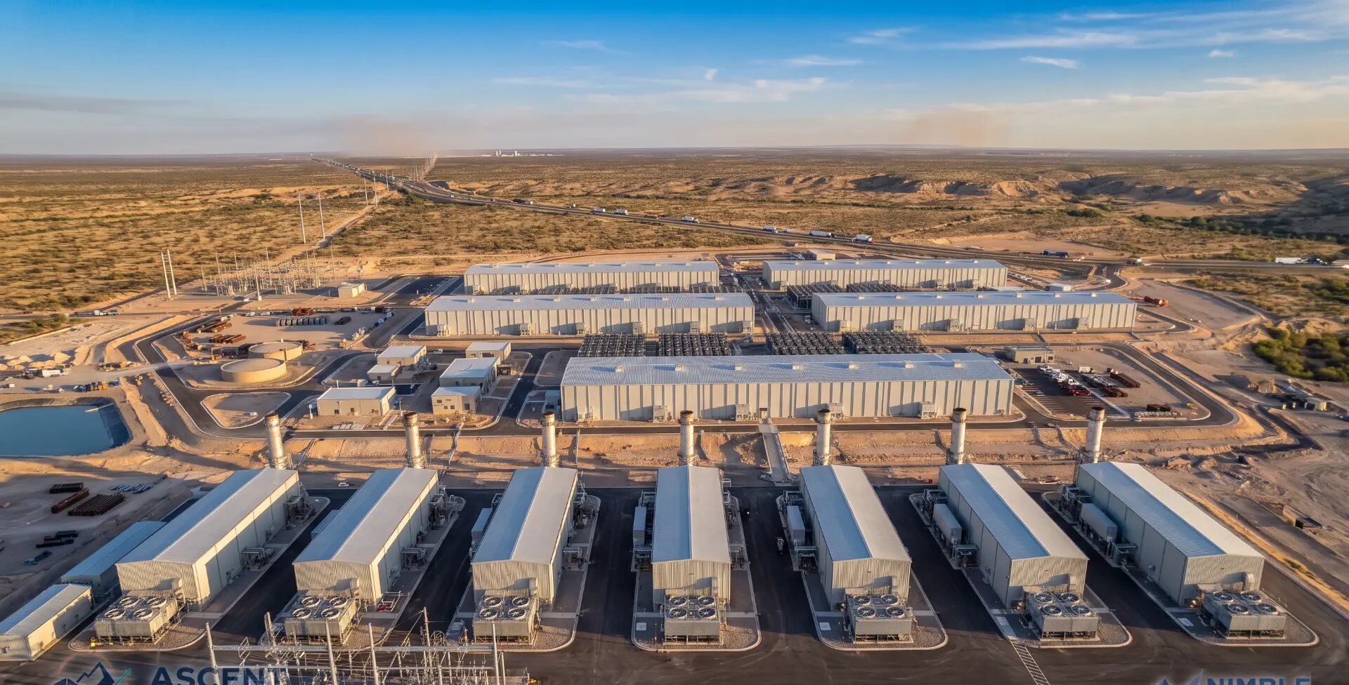 On-site power generation at a Tobosa campus
