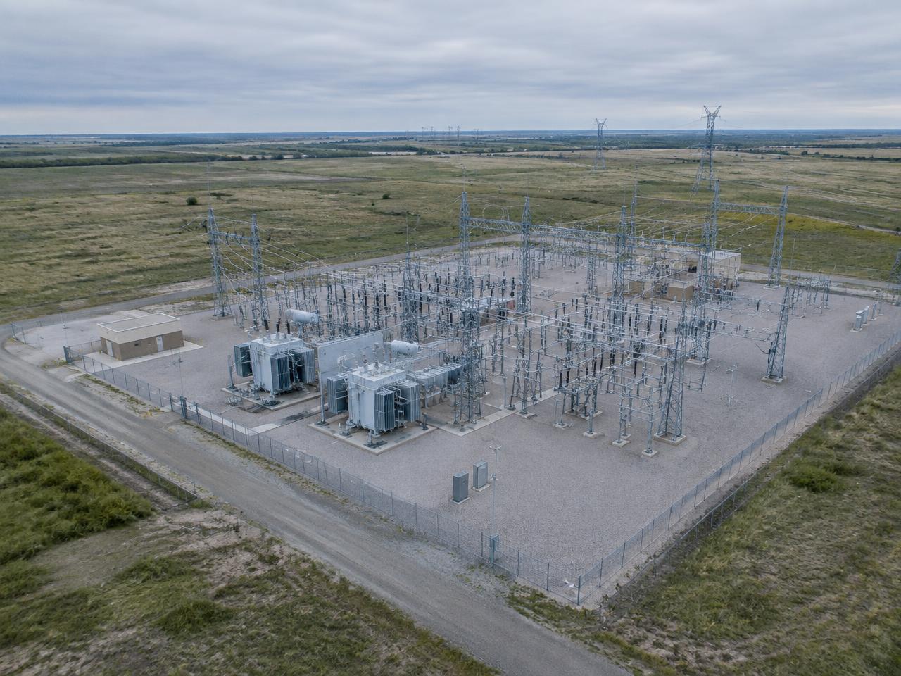 High-voltage substation
